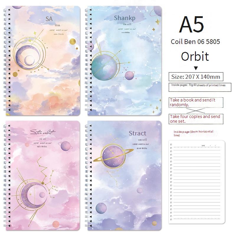 Stile pianeta colorato