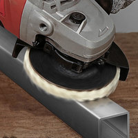 Disque à lamelles en feutre de laine pour meuleuse d'angle 115 mm (4,5 pouces) – Roue de polissage pour métaux, acier inoxydable, aluminium, cuivre, laiton