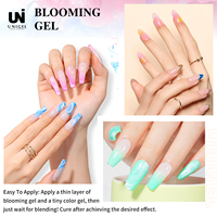 UNIGEL Gel UV en gros, Gel Blooming, Gel Marbré Dégradé, Gel à Ongles Grande Capacité, Sans HEMA, Longue Durée, Personnalisation OEM/ODM
