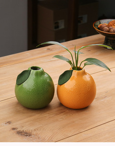 Mini vase en céramique créatif plantes vertes séchées hydroponiques <span class=keywords><strong>pot</strong></span> de fleurs en herbe vase pour <span class=keywords><strong>maison</strong></span> et bureau ornements décoratifs de bureau - Product Image 4