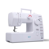 Máquina de Coser Eléctrica Doméstica de Doble Aguja FHSM-705 VOF con 12 Puntadas, Máquina de Coser Industrial de Marca Alemana