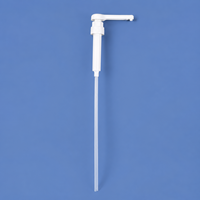 Pompe doseuse 30cc pour seau en plastique avec couvercle à bec verseur, pompe en PP et tube PE découpable pour l'emballage de produits liquides