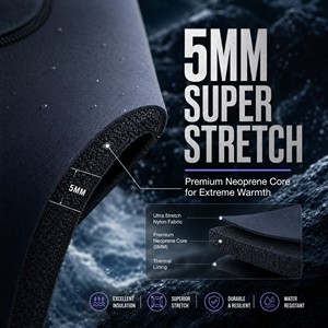 Traje de <span class=keywords><strong>Neopreno</strong></span> Térmico Yamamoto de 5 mm para Buceo y Natación, Traje de Buceo de una Pieza, Traje de <span class=keywords><strong>Neopreno</strong></span> Sexy para Mujer - Product Image 4