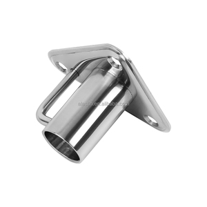 <span class=keywords><strong>Support</strong></span> de <span class=keywords><strong>poteau</strong></span> de bateau en acier inoxydable 316 de haute qualité, socle de <span class=keywords><strong>poteau</strong></span> de balustrade marine à 90 degrés - Product Image 3