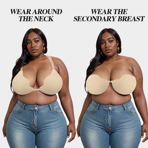 <span class=keywords><strong>Soutien</strong></span>-gorge sans couture grande taille confortable à couvrance totale avec éponge, <span class=keywords><strong>invisible</strong></span>, push-up, respirant, sexy, style quotidien, <span class=keywords><strong>dos</strong></span> <span class=keywords><strong>nu</strong></span> pour femmes - Product Image 4