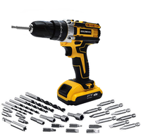 GOLDMOON 21V 24V 48V Mini tournevis électrique sans fil, ensembles d'outils électriques, perceuses, tournevis électriques