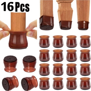 Couvre-<span class=keywords><strong>pieds</strong></span> de chaise universels en silicone résistant à l'usure, capuchons pour <span class=keywords><strong>pieds</strong></span> de table et de chaise, protection antidérapante pour sols en <span class=keywords><strong>bois</strong></span> - Product Image 4