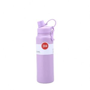 Nouvelle gourde sportive transfrontalière en acier inoxydable 304, grande capacité, avec poignées, pour l'extérieur, pot de montagne, tasse portable, design moderne - Product Image 2