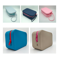 Pochette de sac à main étanche en silicone de grande capacité Logo personnalisé Trousse de maquillage décorative Porte-monnaie Rangement de cosmétiques