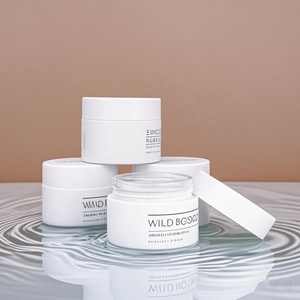 Pot en verre pour cosmétiques visage et yeux, blanc mat personnalisé, 15g 20g 30g 50g 60g 100g, pour emballage cosmétique - Product Image 2