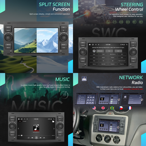 Hikity pour <span class=keywords><strong>Ford</strong></span>/<span class=keywords><strong>Transit</strong></span>/Fiesta/Focus/Mondeo/Fusion/C-MAX/S-MAX 7 "4 + 64G Android Car Stereo 32EQ DSP Carplay/Android Auto Radio - Product Image 3