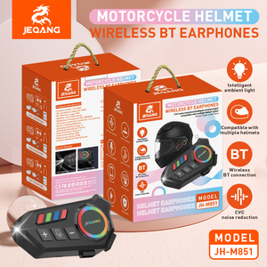 Casque intelligent Jeqang JH-M851 avec Bluetooth 5.4, autonomie de 40 heures, éclairage LED, prend en charge les appels, la radio, le microphone, le sport, ANC dynamique - Product Image 6