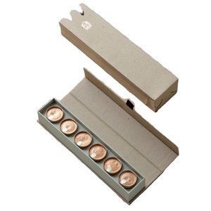 Biodegradable Custom Soy Ink Printing Square Cardboard Magnetic Foldable Jewelry Packaging <b>Box</b> for <b>Eid</b> Mubarak <b>Gift</b> Candle - Product Image 1