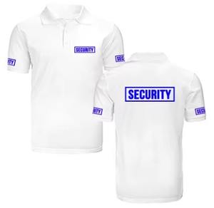 Polos clásicos de seguridad al por mayor, uniformes de <span class=keywords><strong>guardaespaldas</strong></span> de guardia de seguridad, ropa de trabajo, polos de golf para hombres al aire libre - Product Image 5