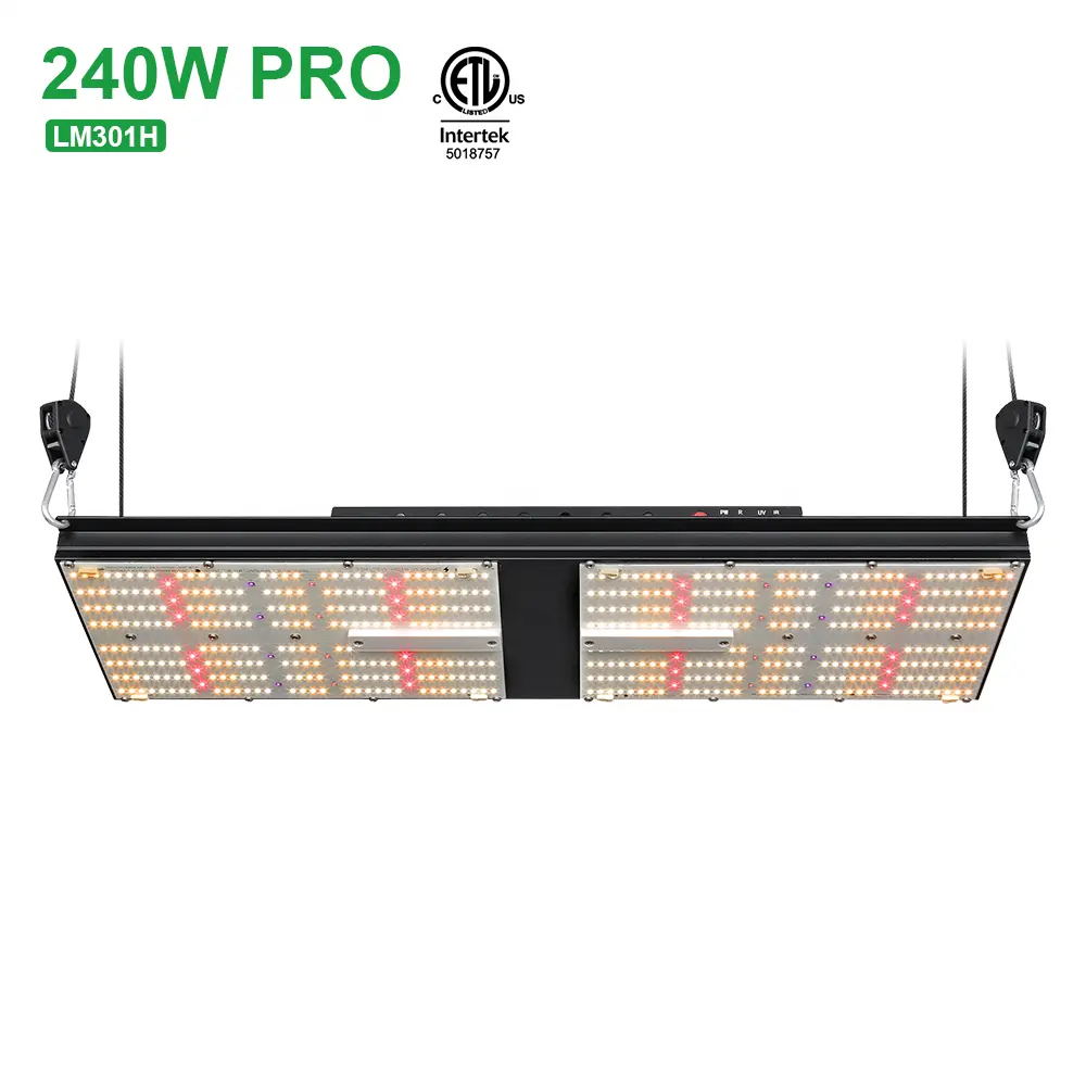 Bava 4สวิทช์ UV Lamp 240W Samsung Lm301h โซลผสมสีแดง660nm IR Led เต็มสเปกตรัมเติบโตไฟสำหรับในร่มพืช