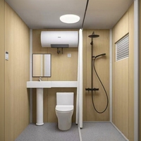 Maisons préfabriquées modulaires portables de haute qualité en gros pour salles de douche et toilettes mobiles extérieures