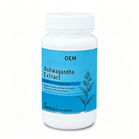 Capsules de poudre de racine d'Ashwagandha traditionnelle 1000mg, herbe entière, formule ayurvédique à spectre complet, extrait naturel d'Ashwagandha