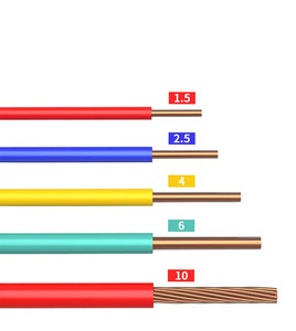 BVR 구리심 전원 케이블 300/500v 1/1.5/2.5/4 mm2 가정용 전원 코드 다중 연선 연질심 <span class=keywords><strong>XLPE</strong></span> 피복 100m - Product Image 2