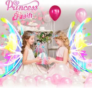 Alas de Mariposa Eléctricas con Luces LED y Música, Adorno de Alas de Ángel para Niños, Disfraz, Halloween, Navidad, Decoración para Fiestas - Product Image 2