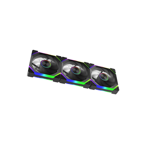 ARGB Ventilateur d'unité centrale <span class=keywords><strong>silencieux</strong></span> RGB de 120mm avec refroidisseur de boîtier PWM à 3 et 4 broches pour les ventilateurs d'ordinateur de jeu et le refroidissement. - Product Image 3