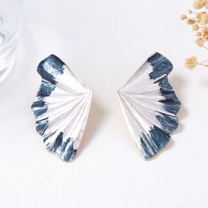 Alla moda rosa blu a forma di ventaglio foglie orecchini pendenti <span class=keywords><strong>gioielli</strong></span> per le donne - Product Image 5