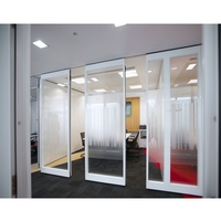 Custom Sliding Folding Operable Acoustic Panels Glass Partitioning System Folding Wallfolding Movable Partition Wall