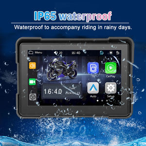 5 "сенсорный экран видеорегистратор Цифровой Мотоцикл Carplay приборная панель беспроводной Carplay андроид Авто Мото навигатор - Product Image 4