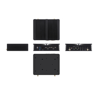 New Design N100 Industrial Pc Server Barebone Dual GbE RJ45 Mini Pc Workstation 2 HDMI 1DP Industrial Edge Computer with RS485