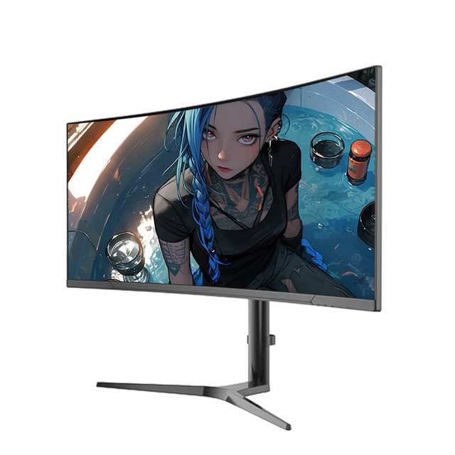 High Quality Monitor 34" 4K 144HZ 166HZ Ultra Wide Curved Gaming Monitor Desktop Computer Monitor