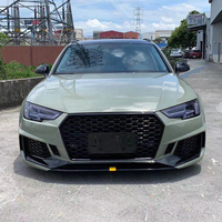 Pare-chocs avant de style RS4 de haute qualité, nouveau design, en matériau PP, avec calandre pour Audi A4 S4 B9, voiture 2017 2018 2019