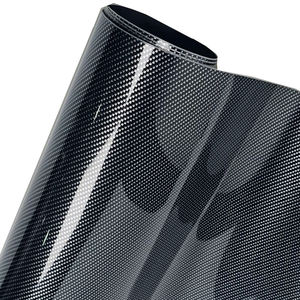 1.52*18M Rouleau Complet PVC Auto Film D'emballage De Voiture En Fiber De <span class=keywords><strong>Carbone</strong></span> Vinyle en Chrome Diamant Noir avec Fonction De Changement De Couleur - Product Image 6