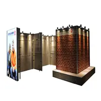 Tianyu Draagbare Modulaire Tentoonstelling Kleding Display Booth Stand Rack 3X6 Beursstand