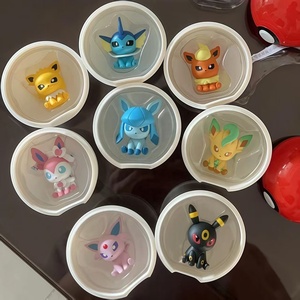 Ensemble de figurines d'action en PVC Eevee Family Fairy Eevee de la série <span class=keywords><strong>Pokemon</strong></span> Ball Adventures 2, ornement de bureau pour la décoration - Product Image 2