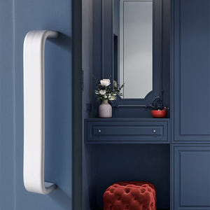 Laci kabinet ruang padat berbentuk U, Laci sederhana Matte hitam untuk penyimpanan sepatu, Penyimpanan perangkat keras furnitur - Product Image 5