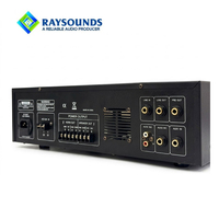 Amplificateur de sonorisation PA 120W à succès avec alimentation de secours DC 24V et 6 entrées micro pour mosquées, écoles et applications commerciales (70V/100V)