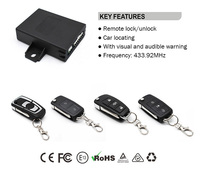Télécommande de localisation de voiture Promata 433 MHz avec 2 boutons, compatible avec les voitures universelles, disponible en 12V/24V, IPX3