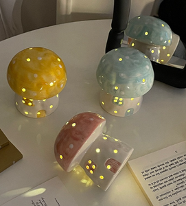 Porte-<span class=keywords><strong>bougie</strong></span> chauffe-<span class=keywords><strong>cire</strong></span> en céramique cylindrique en forme <span class=keywords><strong>de</strong></span> maison mignonne, porte-<span class=keywords><strong>bougie</strong></span> votif, brûleur d'huiles essentielles, fait main - Product Image 6