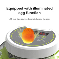 Incubateur d'oeufs de poule Machine de ferme de couveuse de volaille automatique