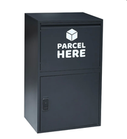 Grande boîte de dépôt de colis intelligente extérieure boîtes aux lettres en métal étanches antirouille boîtes aux lettres pour une utilisation en extérieur
