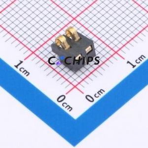 GT-BTP25002-0350A-010A Blade/Spring Contact Battery Connector SMD,P=2.5mm Connector Spring Contact Type 2.5mm 2P Vertical Mount - Product Image 1