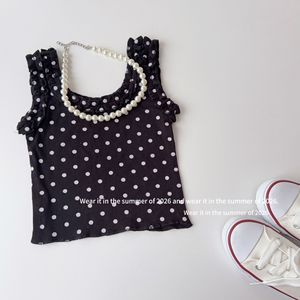 Nuova Canotta Estiva 2026 per <span class=keywords><strong>Bambina</strong></span> con Volant <span class=keywords><strong>Nera</strong></span> Grigia Rosa Beige – Abbigliamento Carino - Product Image 6