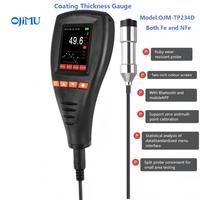 Jauge d'épaisseur de revêtement haute précision (2%+1mm) à sonde allongée OJM-TP234S pour peinture automobile d'occasion et protection anticorrosion des pipelines