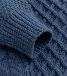 เสื้อสเวตเตอร์ถักแคชเมียร์คอเต่าสำหรับผู้ชายเสื้อสเวตเตอร์ถักแบบลำลองผ้าแจ็คการ์ดทรงหลวมปรับแต่งได้ตามต้องการ - Product Image 3