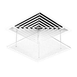 Déflecteur d'air en acrylique pour climatisation centrale, bouclier anti-courant direct pour bureau, déflecteur universel pour prise de courant, plaque de guidage d'air carrée - Product Image 4