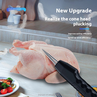 Machine à épiler le poulet à main Machine à épiler les plumes électrique automatique rechargeable pour volaille Gadgets de cuisine domestique