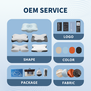 <span class=keywords><strong>Oreiller</strong></span> cervical ergonomique en <span class=keywords><strong>mousse</strong></span> à <span class=keywords><strong>mémoire</strong></span> <span class=keywords><strong>de</strong></span> forme en forme <span class=keywords><strong>de</strong></span> papillon, personnalisé OEM ODM, pour soulager les douleurs aux épaules et au cou - Product Image 2