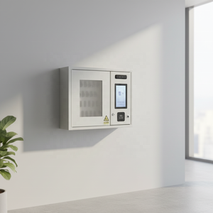 Armoire à clés intelligente 5-20 emplacements avec contrôle RFID, coffre-fort, système de gestion électronique des clés, fixation murale, NFC, empreinte digitale, reconnaissance faciale - Product Image 5