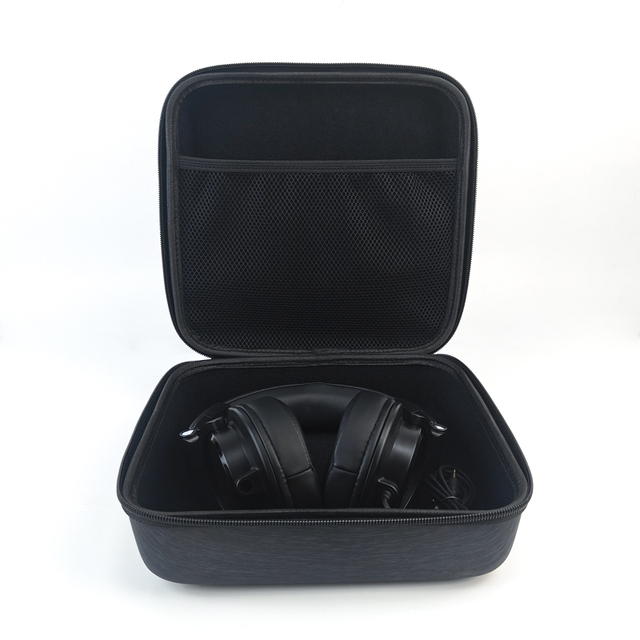 Factory Custom Logo High Quality Hard EVA Waterproof Protective Zipper Bone Conduction Headphones Travel Carrying Case