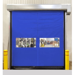 2025 New Plastic <strong>High</strong> <strong>Speed</strong> Roll up <strong>Doors</strong> Windproof Industrial <strong>Zipper</strong> Rapid Rolling Top <strong>Door</strong> PVC Fast Roller Shutter Garage <strong>Door</strong> - Product Image 5