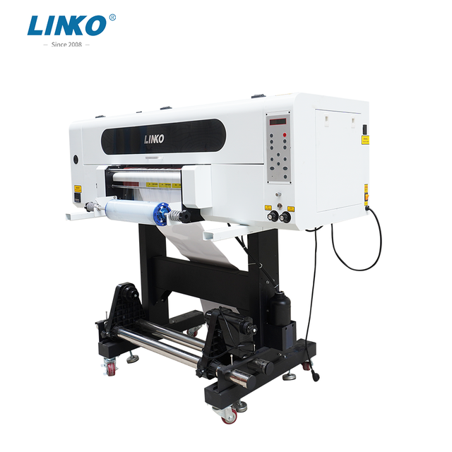 LINKO High Quality A2 420mm UV DTF Printer with Quad Print Heads AB Film Digital Printing Machine for Phone case Wraps Printed